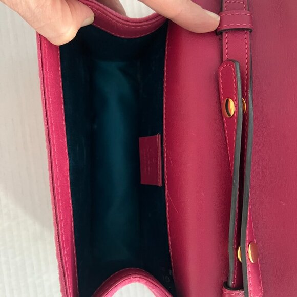 Gucci Square velvet pink mini bag - Picture 7 of 9